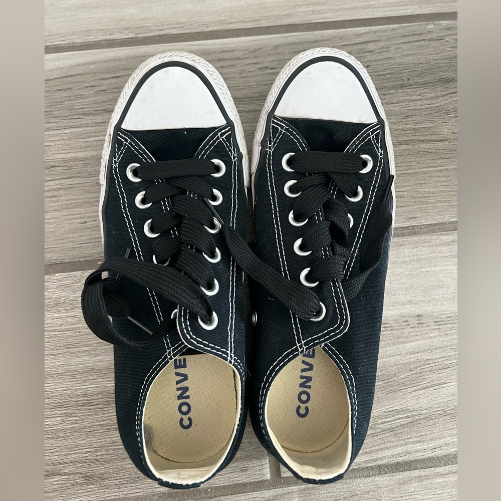Converse Black and White Women's Shoes